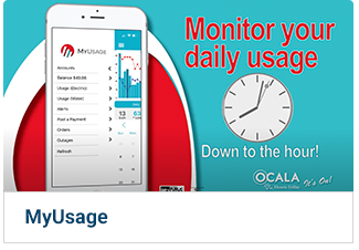 Monitor your daily usage down to the hour.