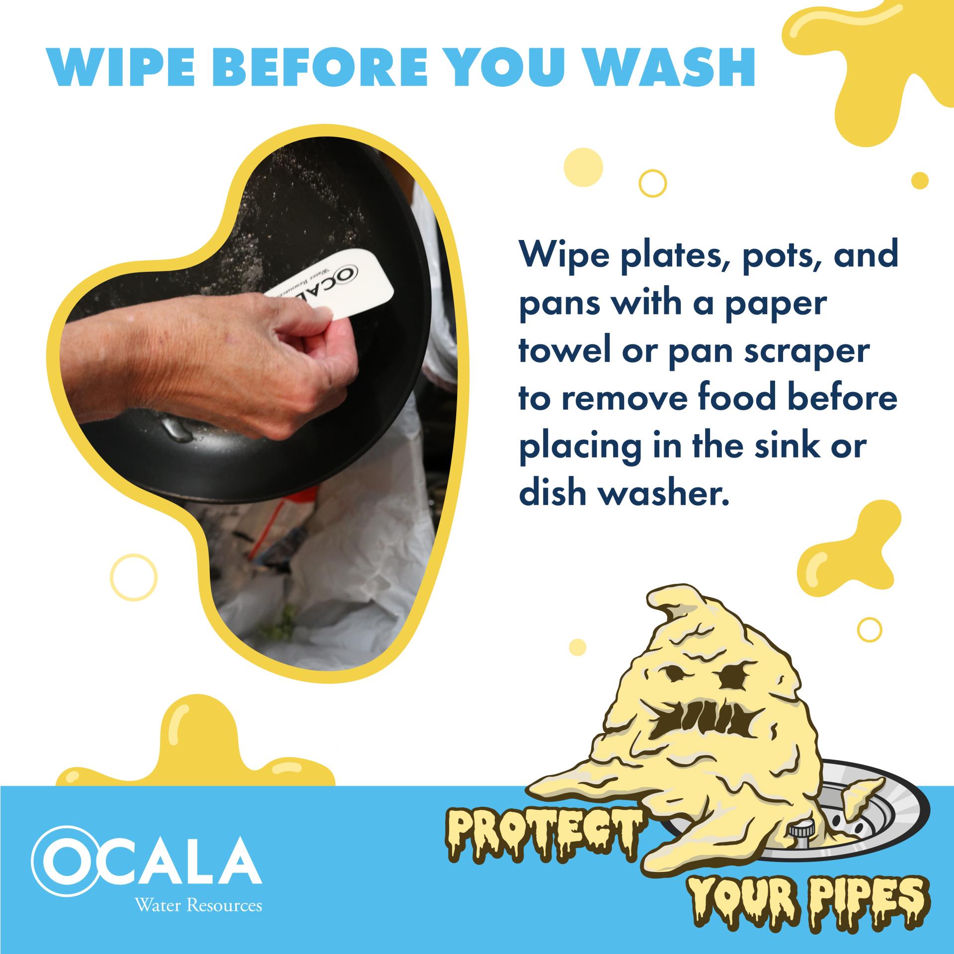 Wipe Before You Wash