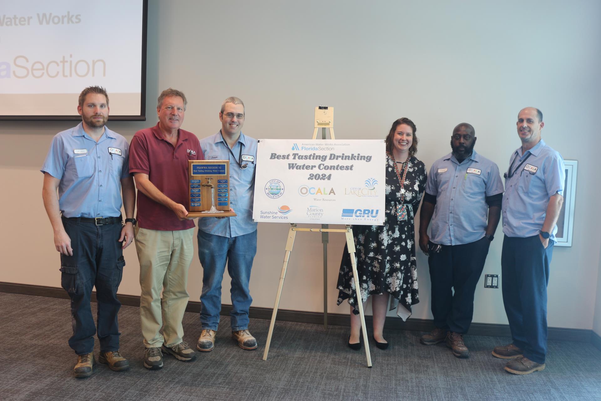 City of Ocala Awarded Best Tasting Drinking Water in Region
